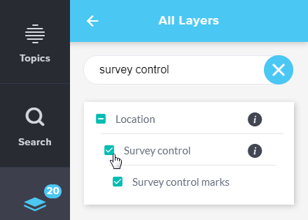 Select Survey Control